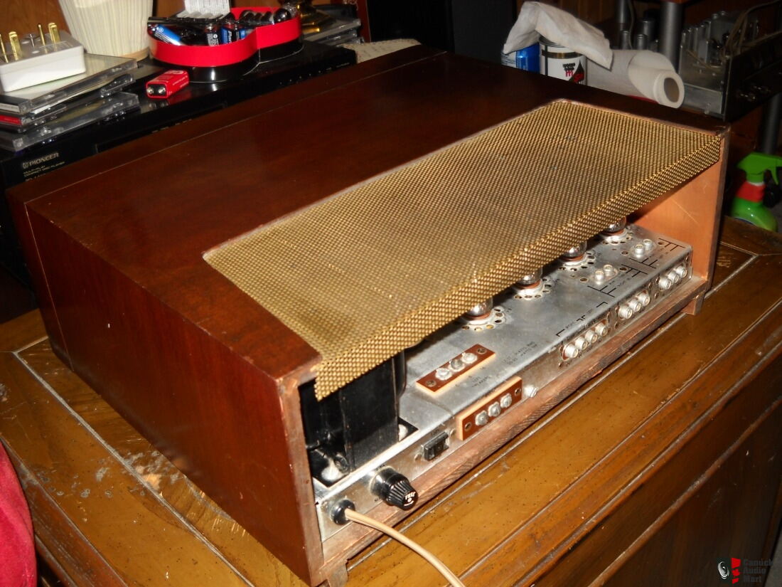 Fisher X100a Integrated Amp with Wood Case Photo 3779548 Canuck