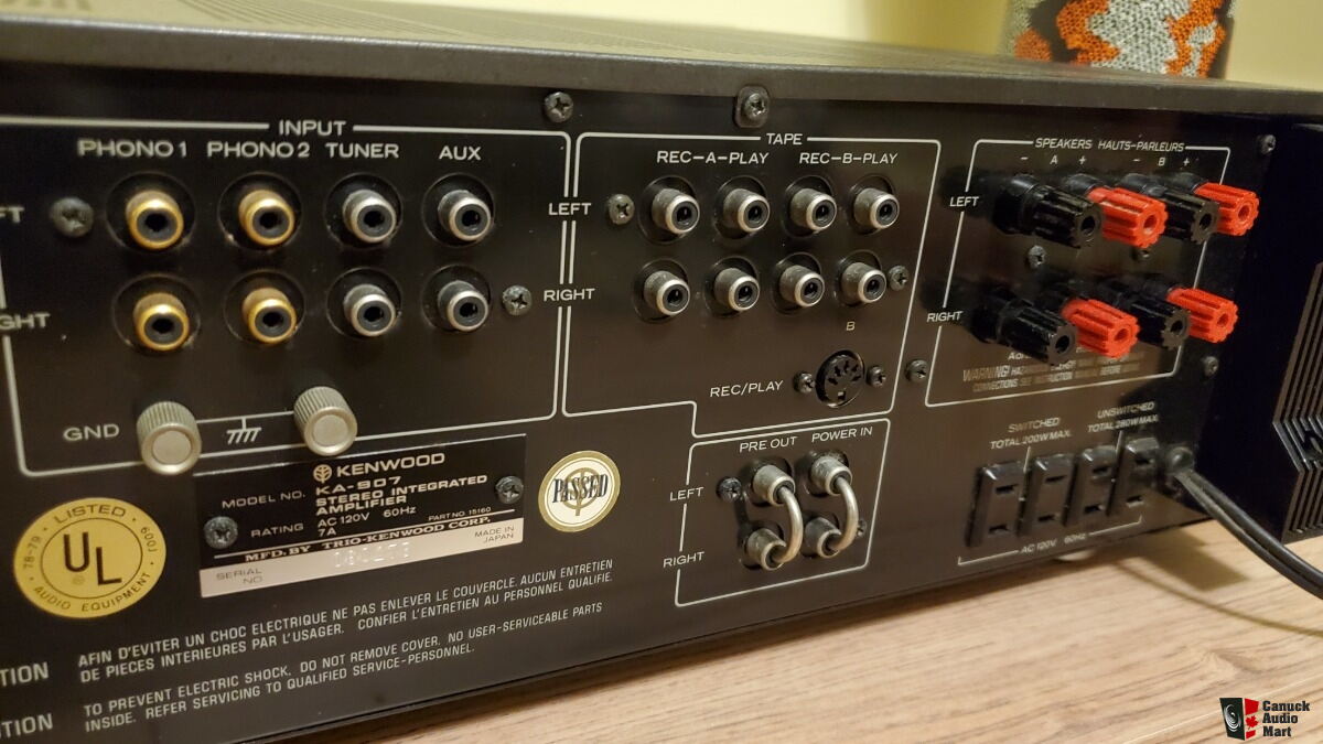 Rare. Kenwood KA-907 dual mono integrated amplifier Photo #3782920