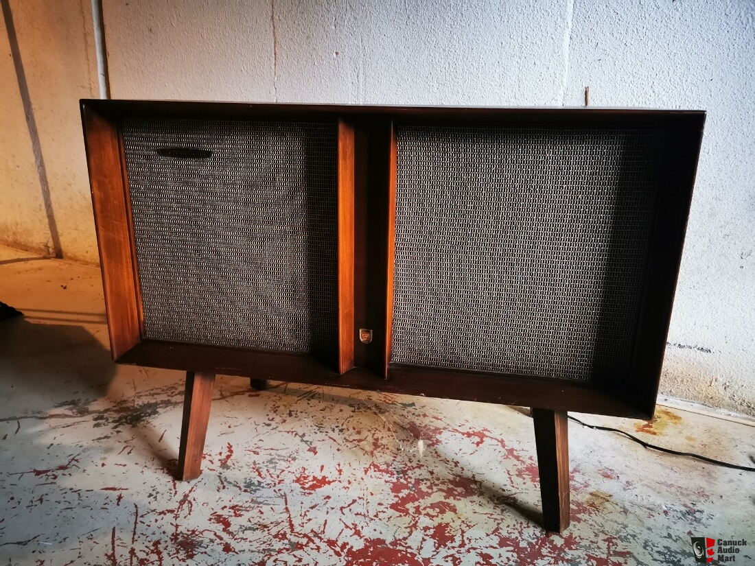 Vintage Mid Century Modern 1950 S Philips Tube Stereo Cabinet The   3811497 6a61d2cf Vintage Mid Century Modern 1950s Philips Tube Stereo Amfm Turntable Speakers Cabinet The Muskoka Mod 