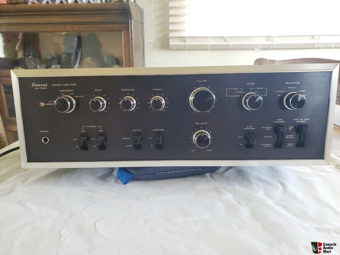 Sansui AU-7500 Integrated Amplifier For Sale - Canuck Audio Mart