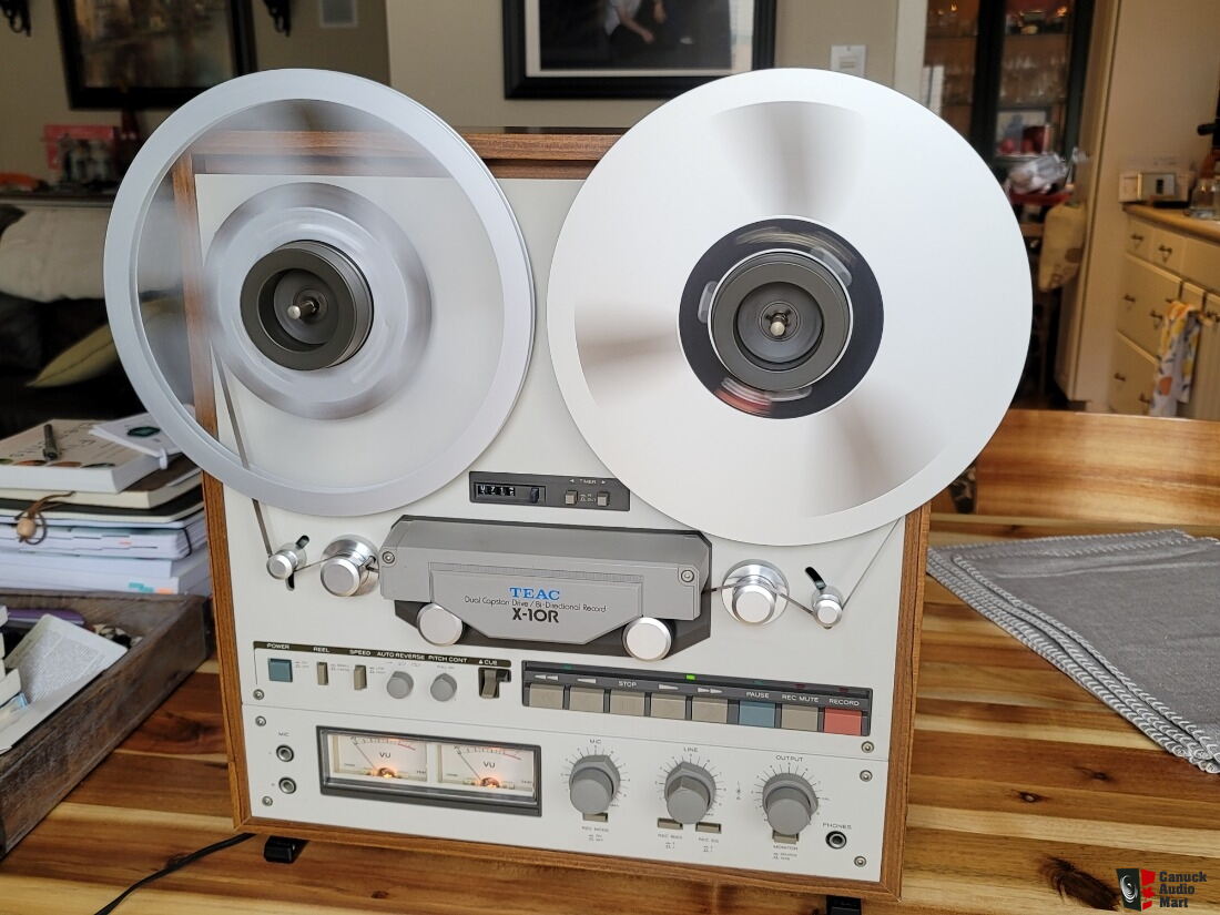Teac X10-R reel to reel deck with hubs and spare reel Photo