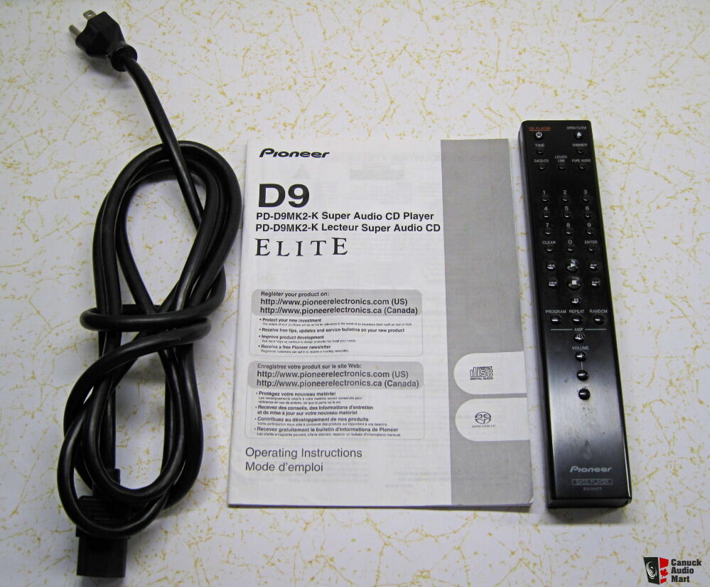 Pioneer Elite PD-D9MK2-K CD/SACD Player Photo #3839173 - US Audio Mart