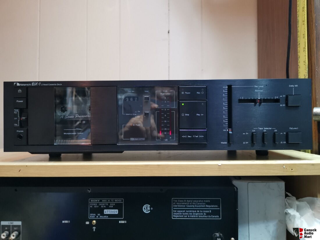 Nakamichi Cassette Deck BX-1 For Sale - Canuck Audio Mart