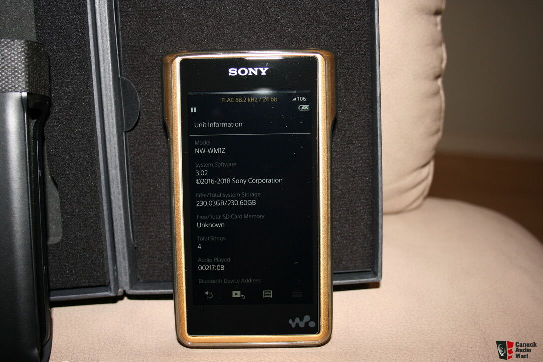 Sony NW-WM1Z digital audio player For Sale - UK Audio Mart