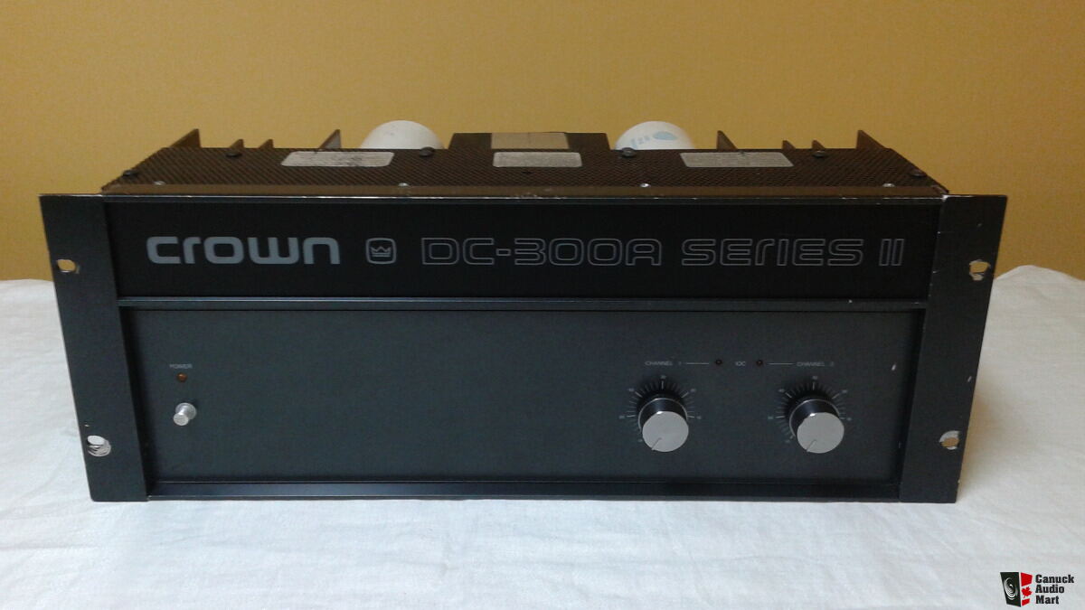Crown DC300A Series II Stereo Amplifier Photo 3877183 Canuck Audio