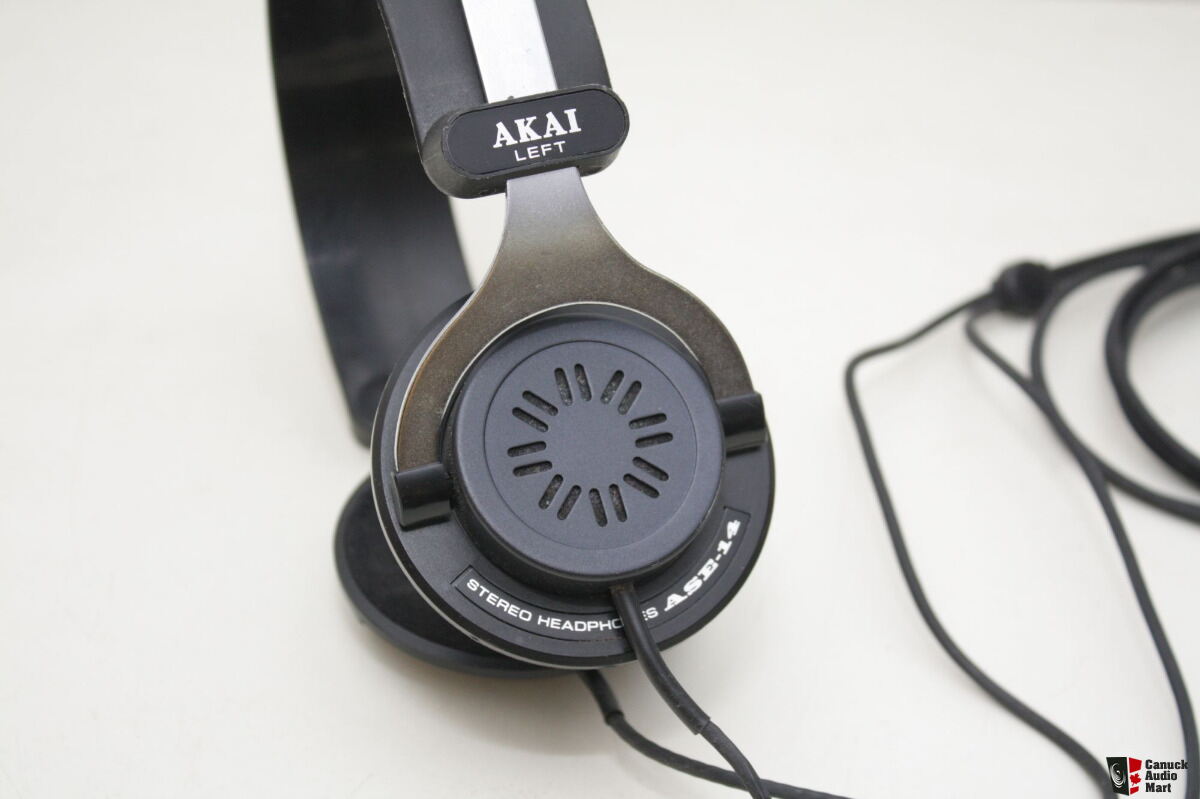 Casque Vintage Akai Casque Stéréo Vintage Akai ASE-9S Avec Sa Boîte D'origine - Jamais Utilisé, Blanc, Japon Enceintes Hifi Bose