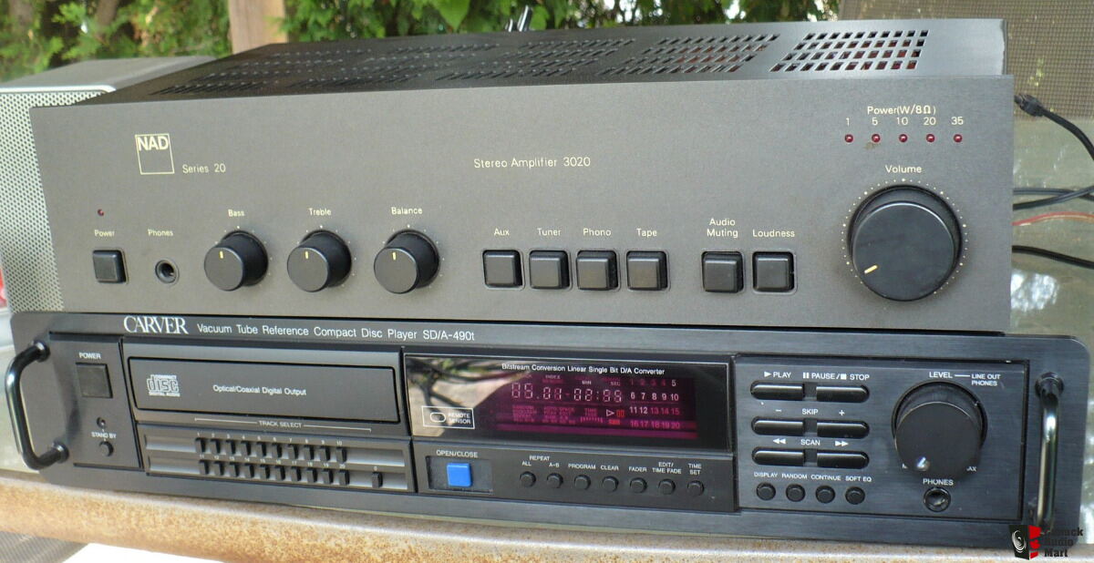 Carver SD/A 490T Tube CD Player Single Disk For Sale Canuck Audio Mart