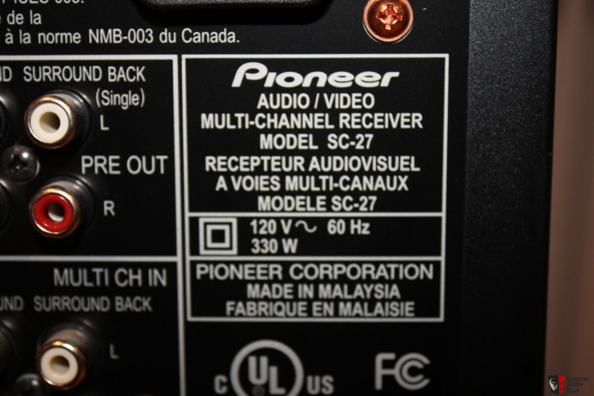Pioneer Elite SC27 Receiver Photo 3916718 Canuck Audio Mart