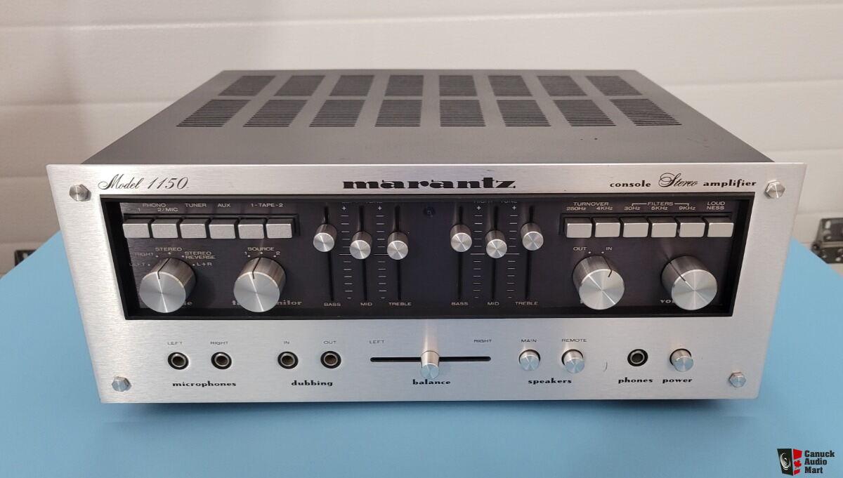 Vintage Marantz Model 1150 Integrated Amplifier Photo 3920267 US