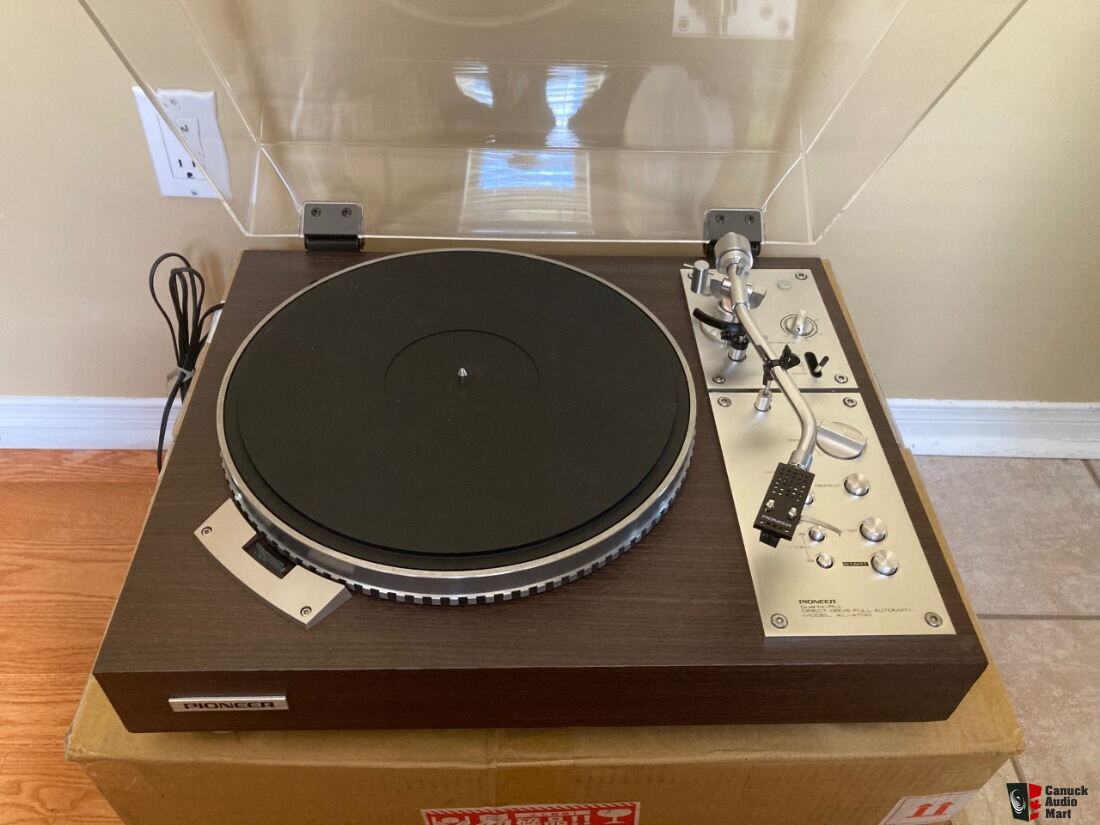 Pioneer PL-570 (XL A700) direct drive turntable, fully refurbished