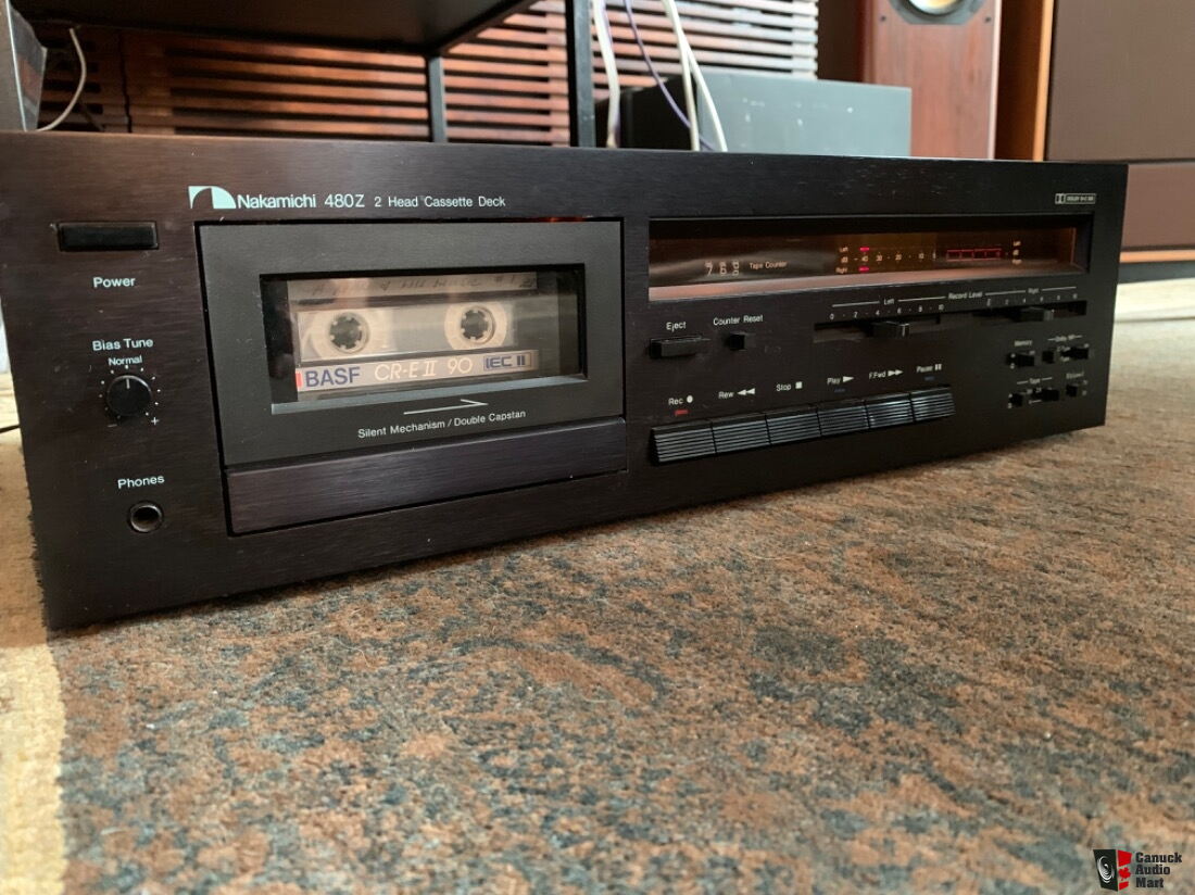 Nakamichi 480Z 2 Head Cassette Deck For Sale - Canuck Audio Mart