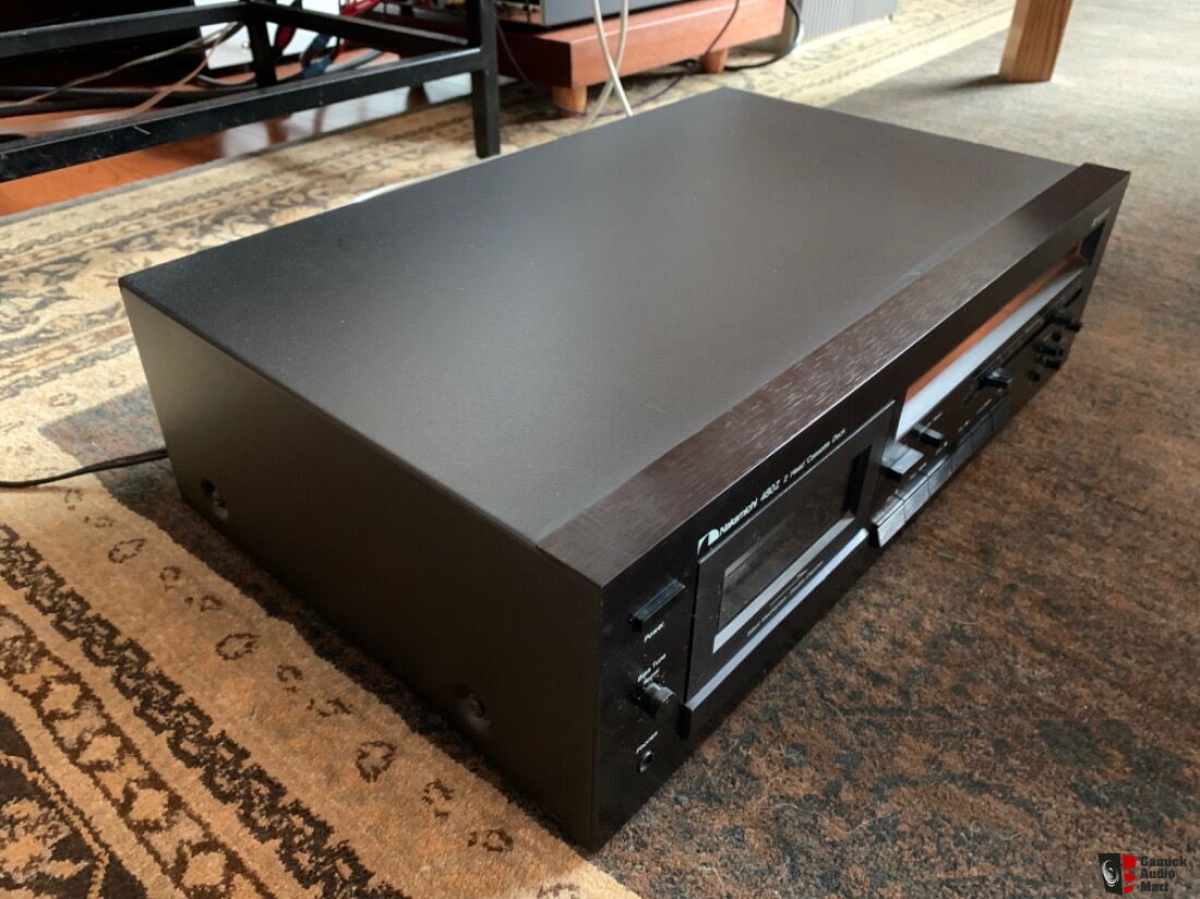 Platine K7 vintage NAKAMICHI 480 black 2 Head cassette tape Deck à