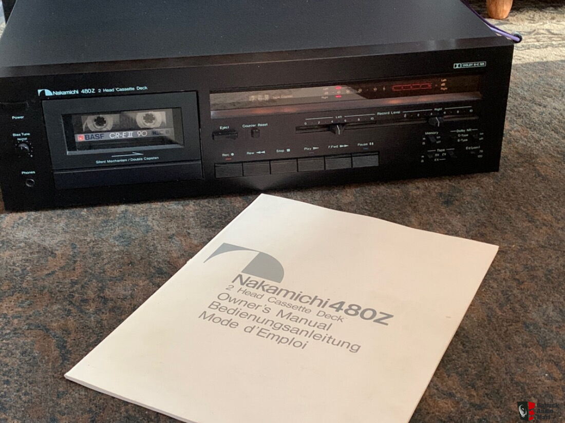 Nakamichi 480Z 2 Head Cassette Deck For Sale - Canuck Audio Mart