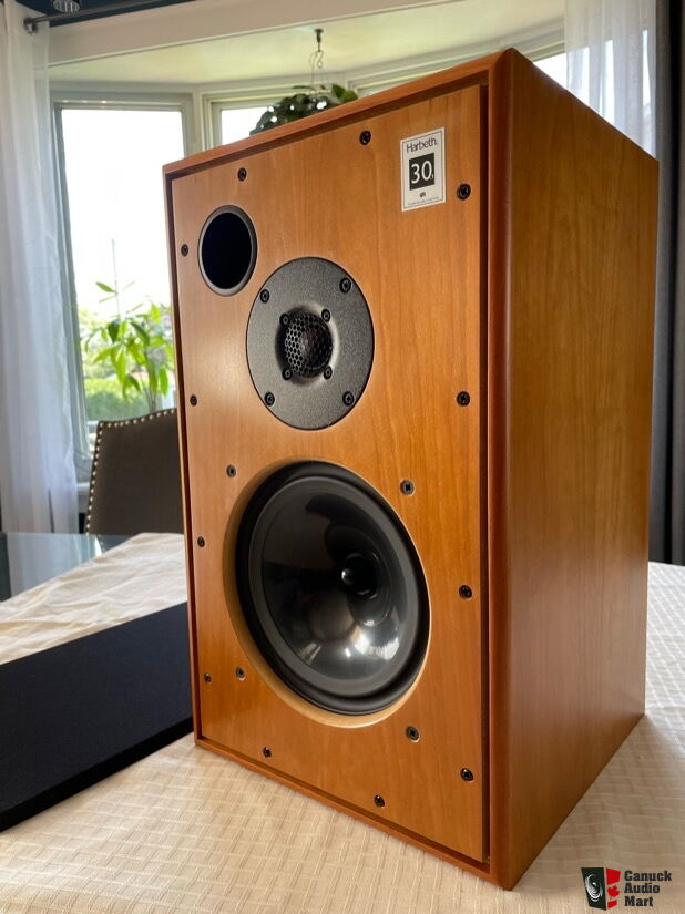 Harbeth 30.1 + Stands Cherry Finish SALE PENDING Dealer Ad