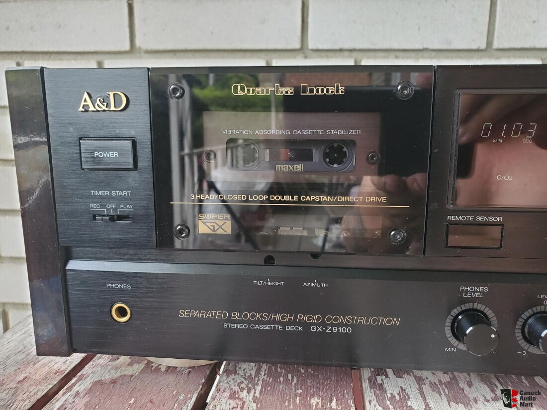 A&D - GX-Z9100 Cassette Deck AKA Akai GX-95MkII Photo #3977776