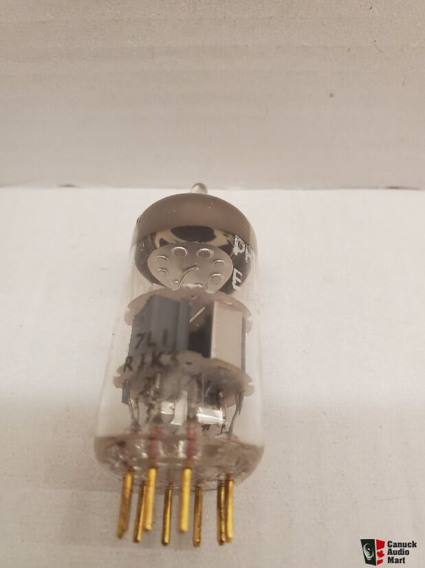 2 x TUBE MULLARD TRIODE UNIQUE E88C / 8255. PIN OR. 3 MICA. 99/107 % PA