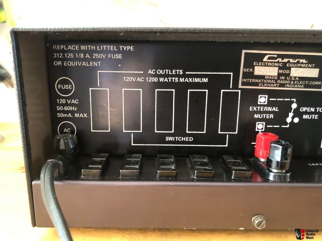 Crown IC150 Pre Upgraded! Photo 3990127 US Audio Mart
