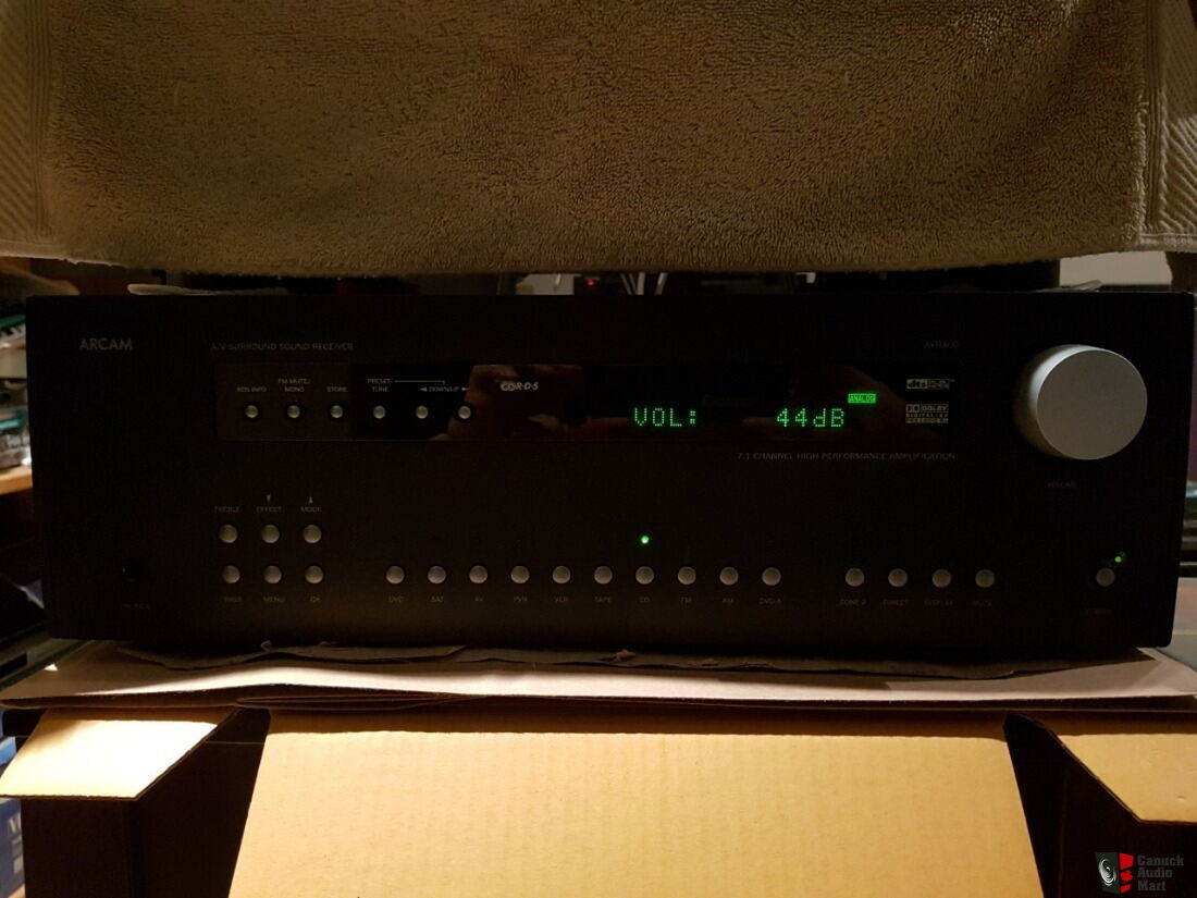 Arcam Avr 300 Surround Receiver With Remote Black For Sale Us Audio