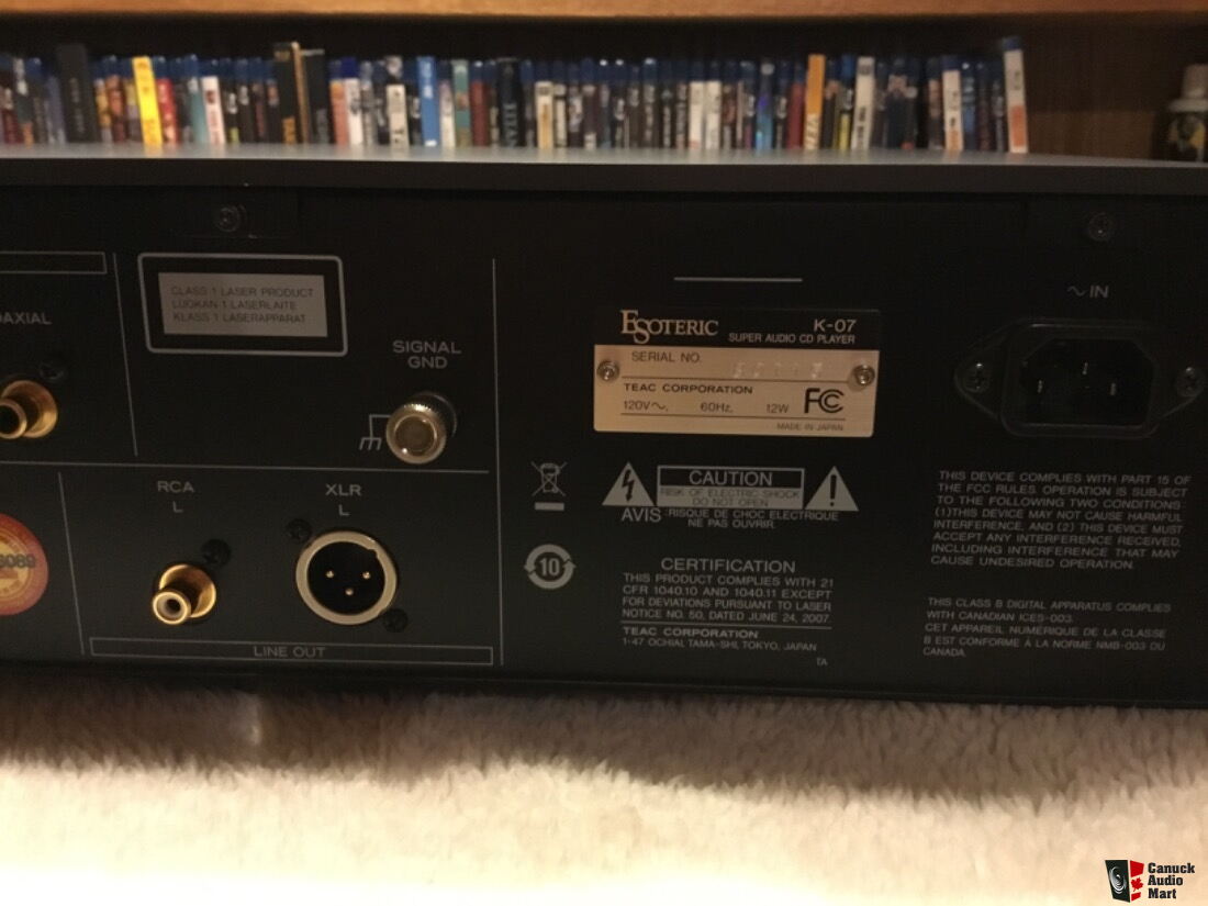 Esoteric K07 Sacd Player Photo 4013162 Canuck Audio Mart