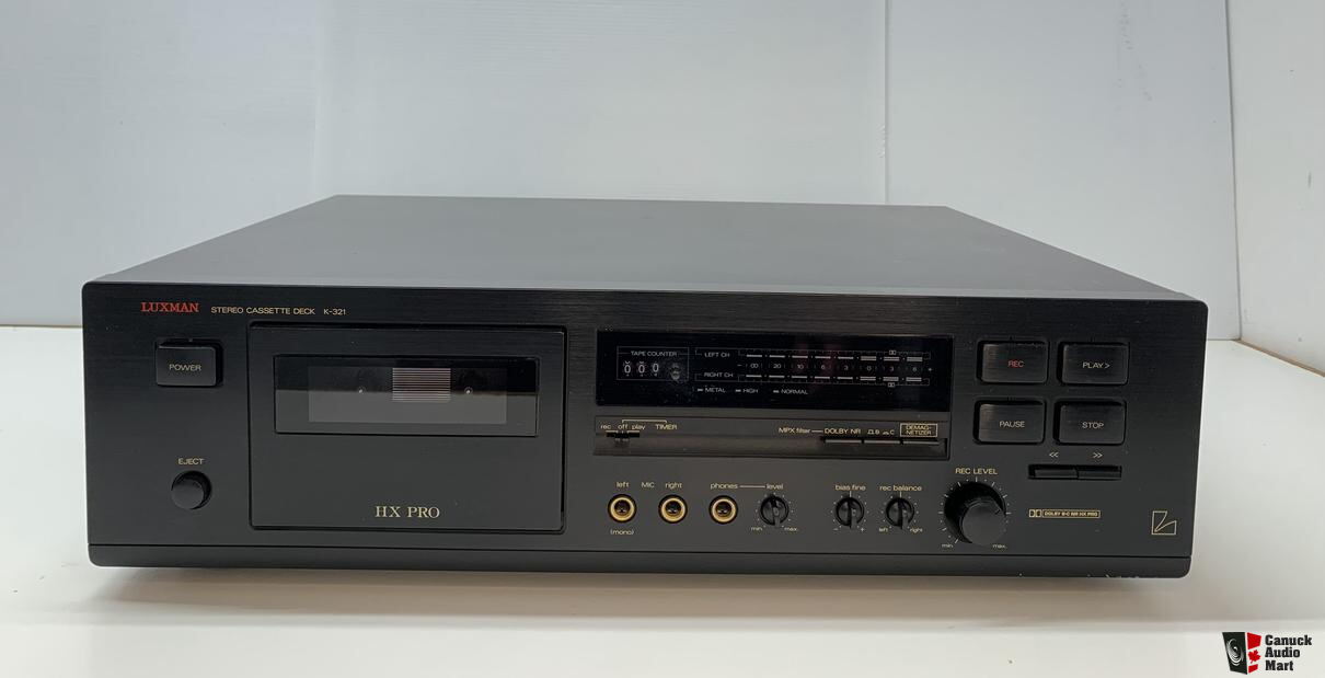 Luxman Stereo Cassette Deck K-321 For Sale - Canuck Audio Mart