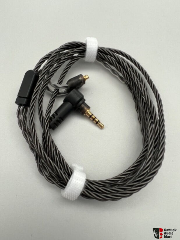 在庫あ国産【美品】Smoky Litz Cable MMCX4.4mm&3.5mmセット ケーブル・シールド