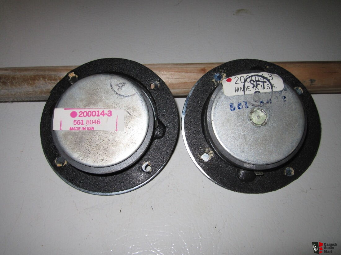 A pair of Original Acoustic Research AR-5 Woofers Need New Surrounds