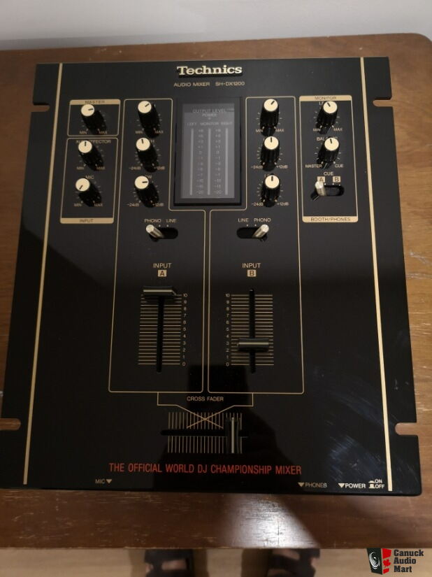 Technics audio mixer SH-DX1200. The official world DJ championship