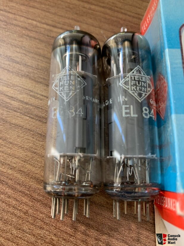 one pair EL84 6BQ5 Philips made code bq for audio amplifier