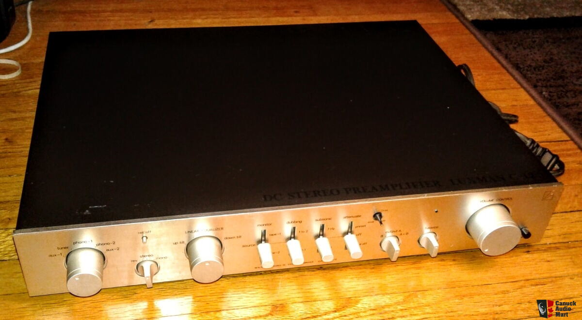 Rare Luxman C-12 Preamplifier Great Condition! Fully Functional! w