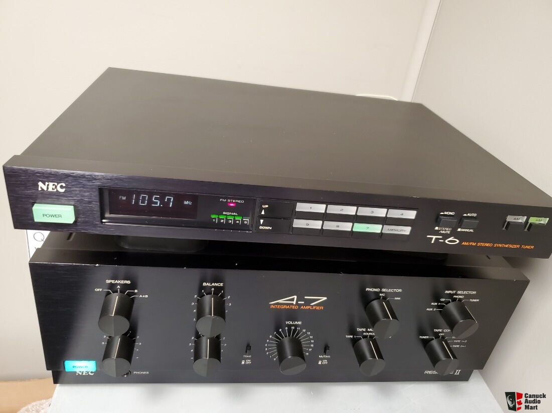 NEC A-7 Reserve II (integrated amplifier) + T-6 tuner Photo