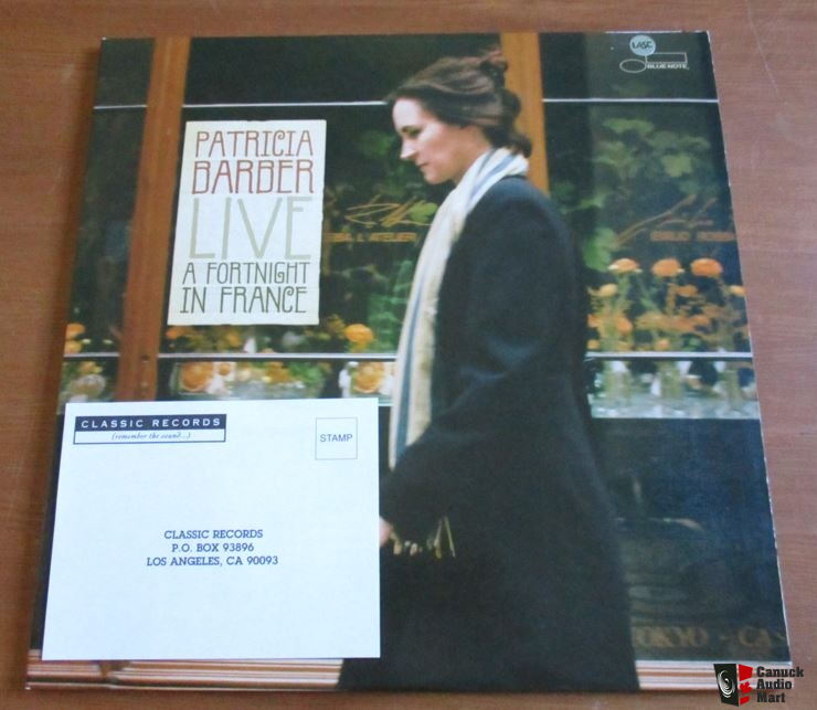 Patricia Barber ‎- Live: A Fortnight In France - 2 LP (Classic