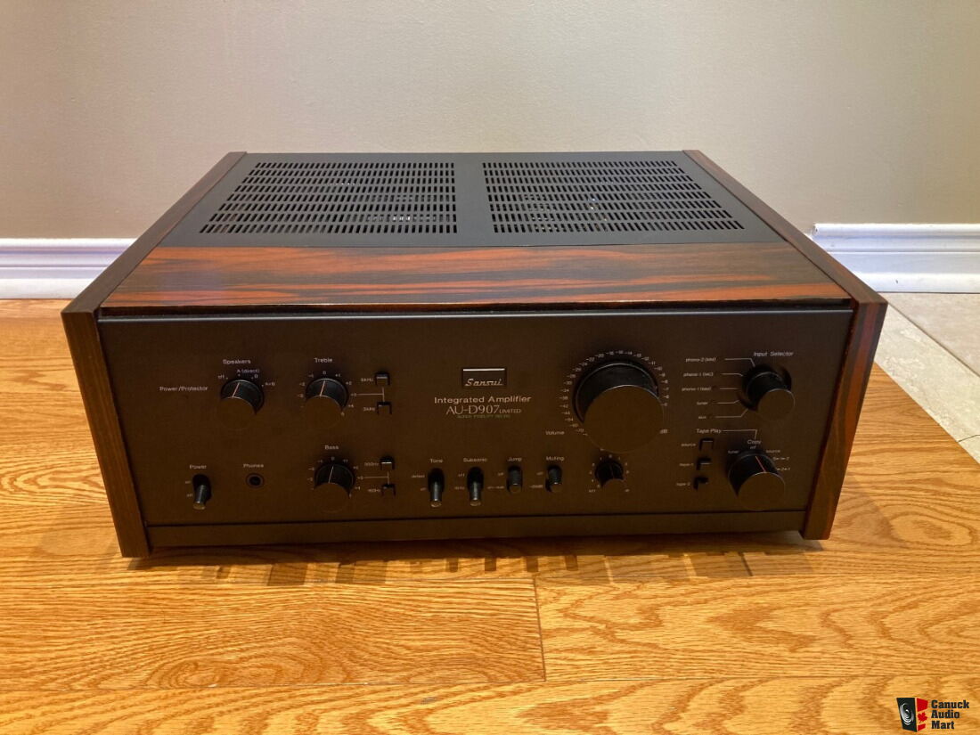 Sansui AU D907 Limited edition very high quality amplifier 