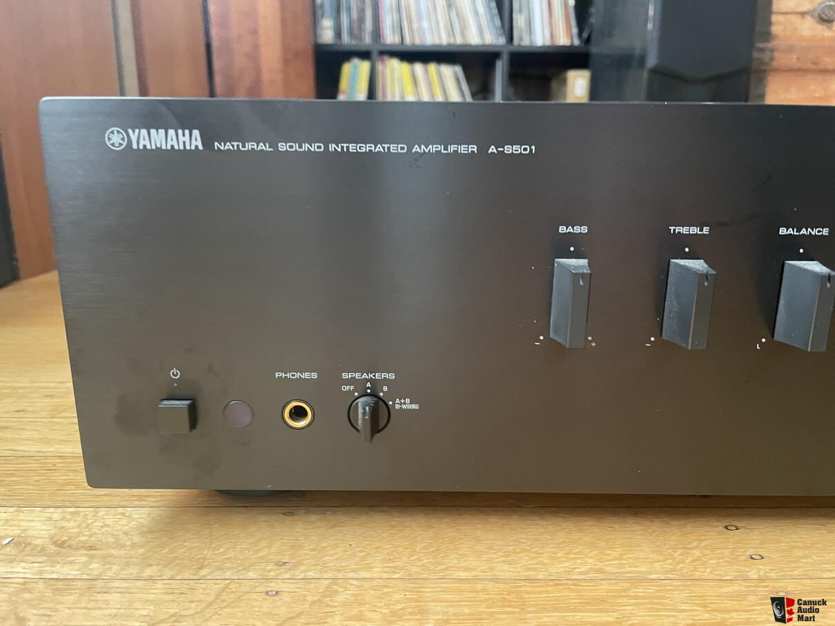 Yamaha A-S301 Stereo integrated amplifier with built-in DAC at
