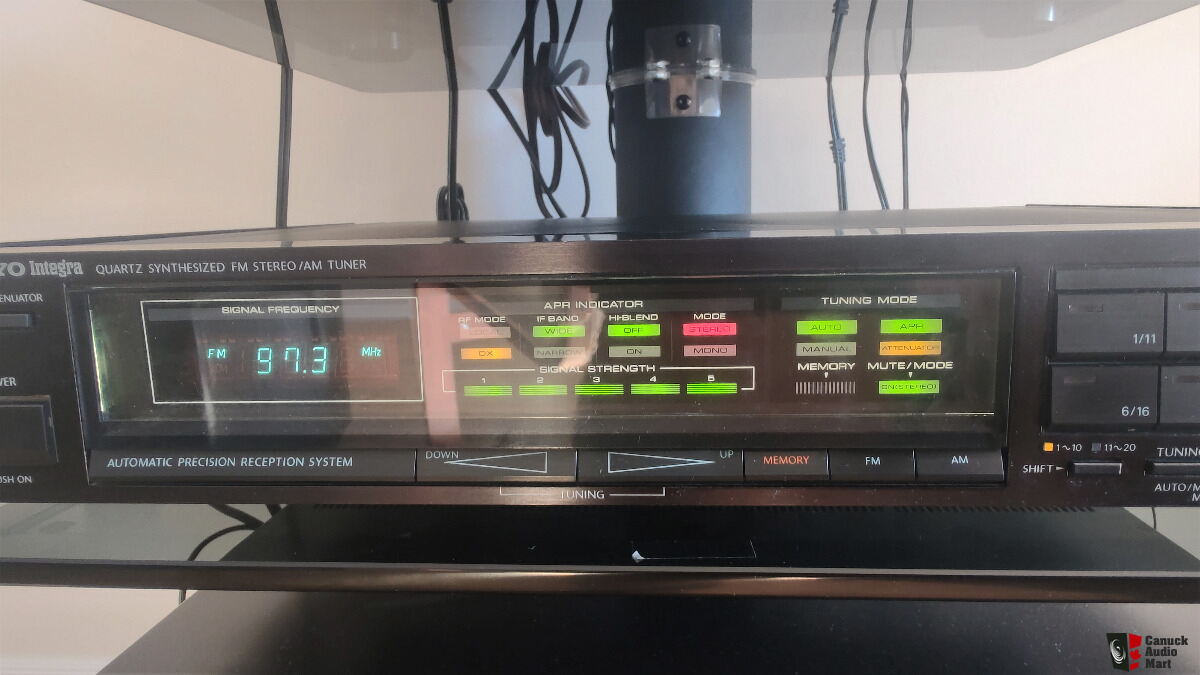 Onkyo Integra T-4087 FM Stereo / AM Tuner Photo #4118711 - Canuck Audio ...