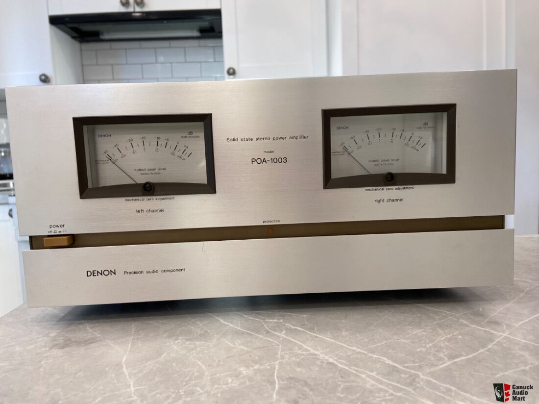 Denon poa-1003 DUAL MONO power amp nice non smoking house,, free
