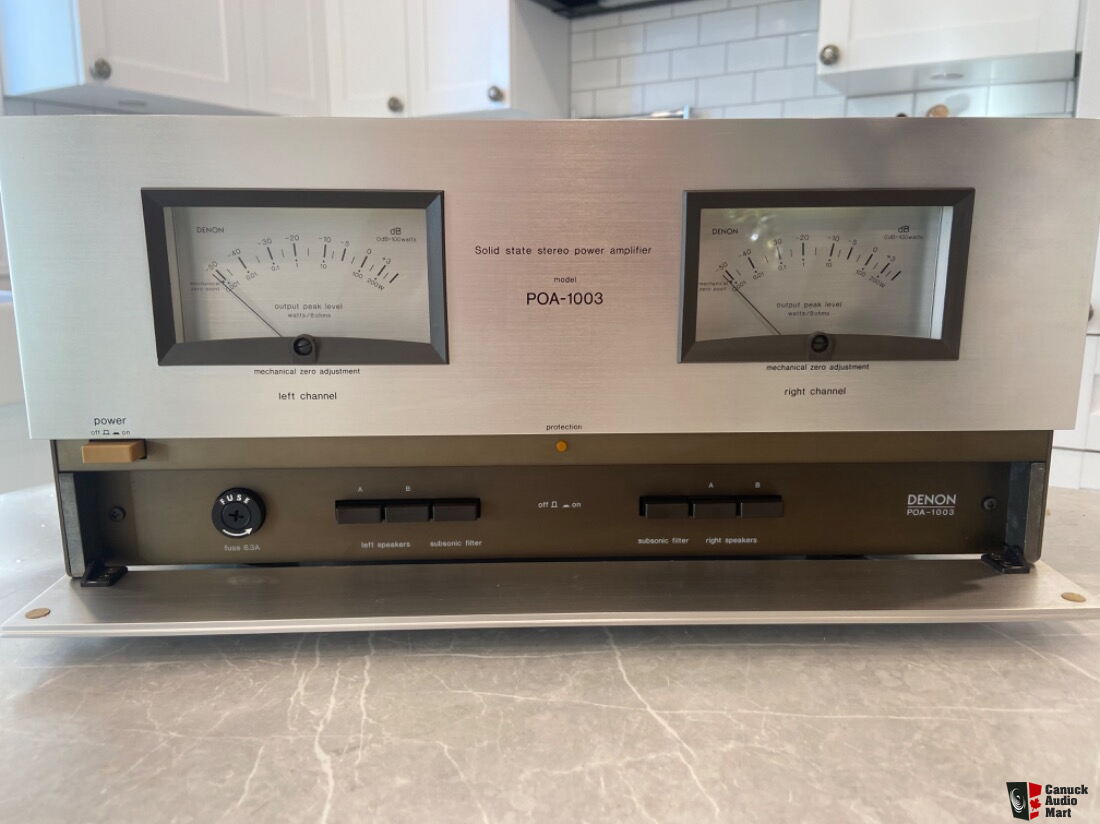 Denon poa-1003 DUAL MONO power amp nice non smoking house,, free