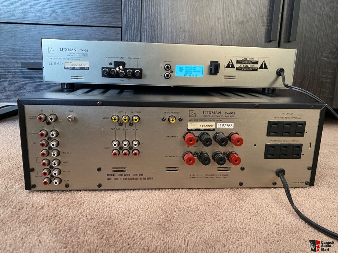 Luxman LV Integrated And T Tuner Pair Photo Canuck Audio Mart