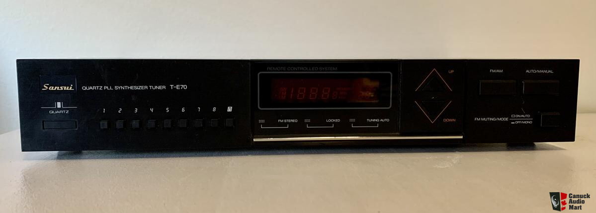 Tuner Sansui T-909 Quartz PLL Synthesizer - Vintage 1983 - Japon