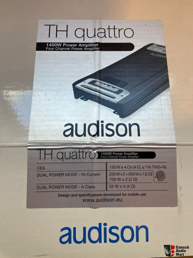 audison thesis quattro for sale