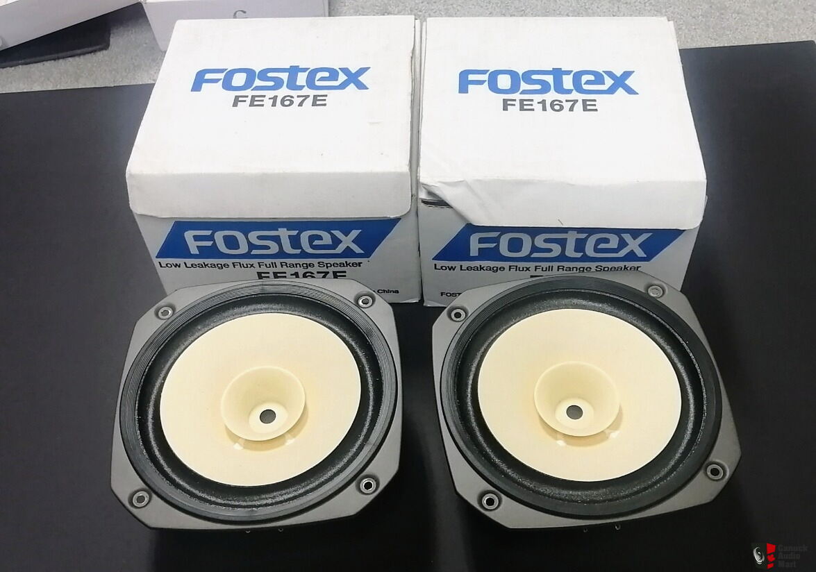 Fostex FE167E スピーカーペア Fostex FE167E Fullrange Speaker Driver - Pending to Nathan Photo