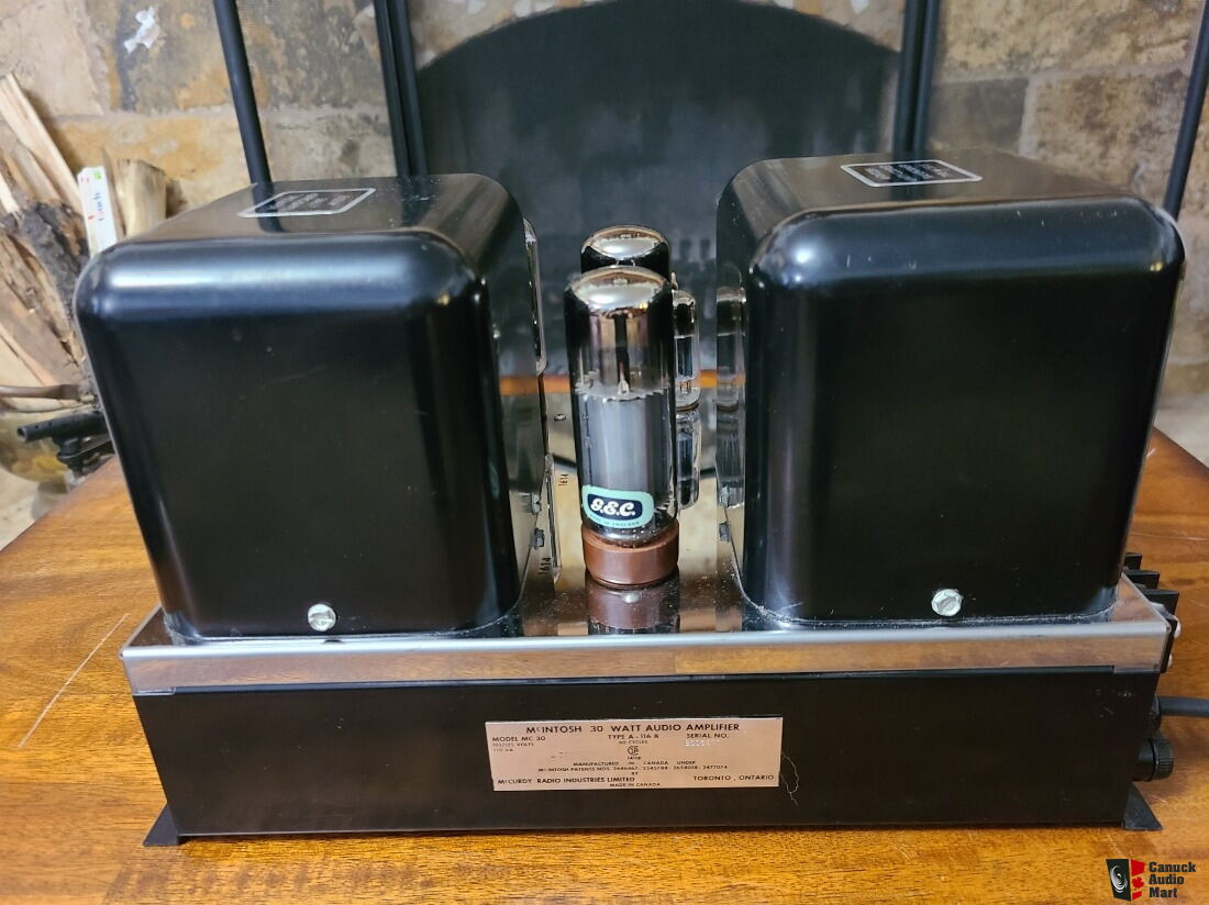 McIntosh MC30 Tube Amplifier Vacuum Tube Amp Photo 4156731 US Audio Mart