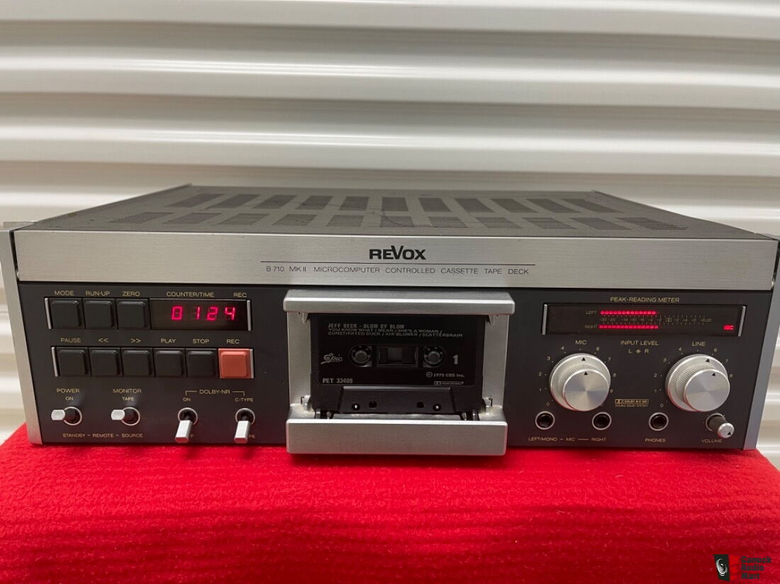 Revox B-710 MKII, Microcomputer Controlled cassette deck For Sale