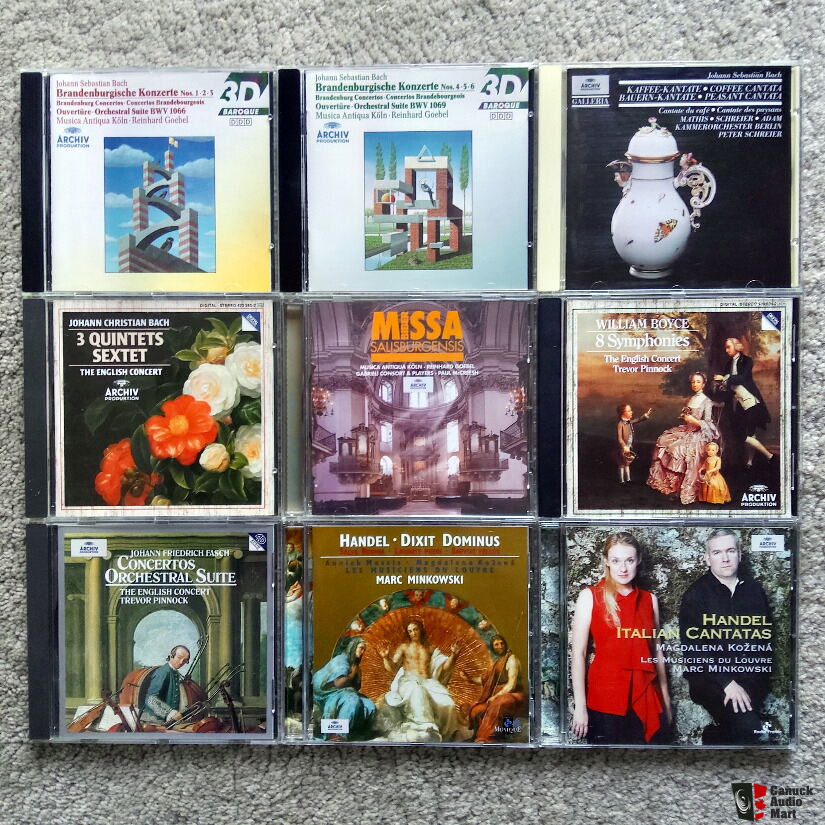 Lot Of Classical Cds Archiv Single Cds Set 2 For Sale Canuck Audio Mart