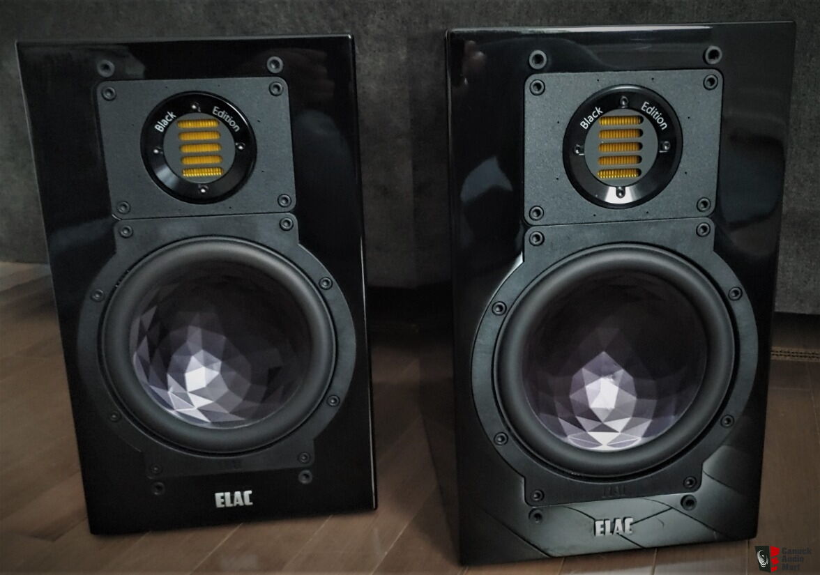 Elac Bs 244 Black Edition Monitors Free Shipping For Sale Canuck Audio Mart 