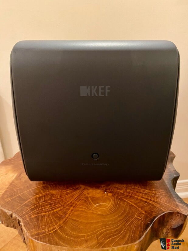 KEF KC62 Compact Powered Subwoofer black - MINT For Sale - Canuck Audio ...