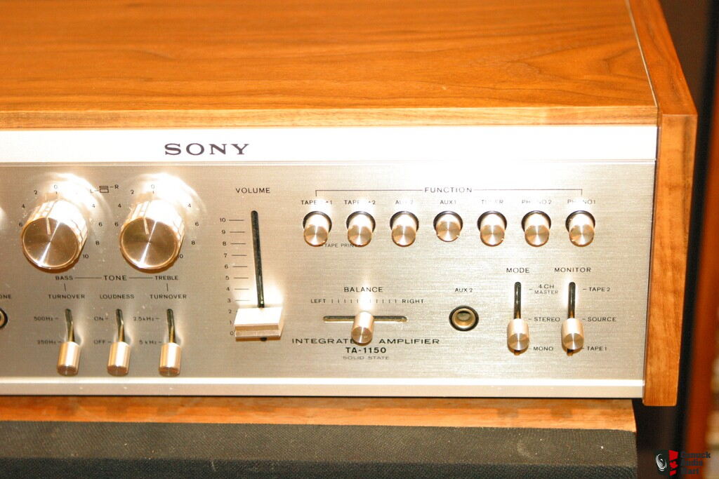 Sony TA-1150 Integrated Amp with Wood Case TAC-1N Photo #419009 - US Audio  Mart