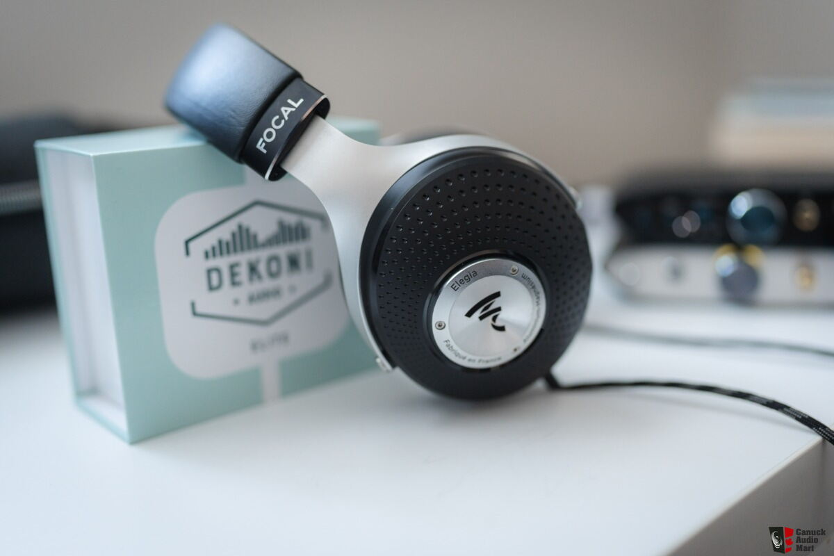 FOCAL ELEGIA Dekoni audio イヤーパッド付 FOCAL ELEGIA Dekoni audio イヤーパッド付