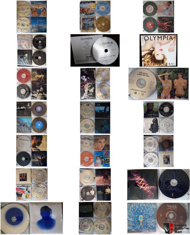 402 mostly 80s CDs - liner notes included; all in sleeves Photo ...