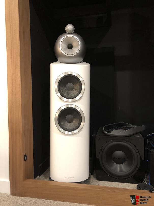 Bandw Bowers And Wilkins 803 D3 In Satin White Excellent Condition For Sale Us Audio Mart 3201