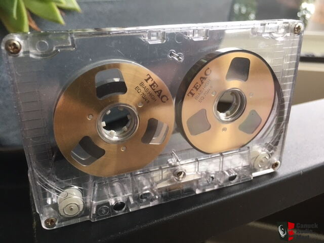 TEAC OPEN REEL Cassette - Gold - High Bias - Amazing condition !!! For Sale  - Canuck Audio Mart